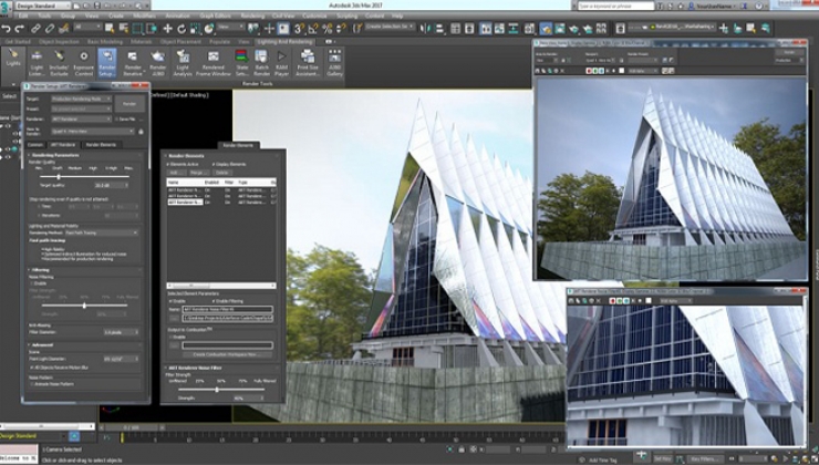 3D studio rendering