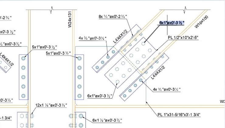 Structural shop drawing/ Fabrication drawing